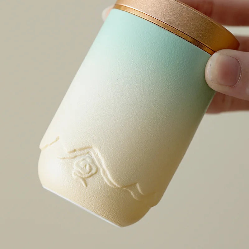 Ceramic Tea Can 4pcs Gift Box - Utopic Tea