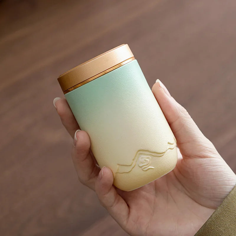 Ceramic Tea Can 4pcs Gift Box - Utopic Tea